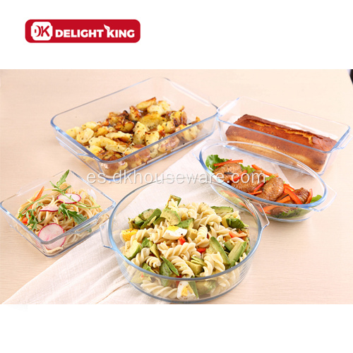 3PCS Horno Caja fuerte Bakeware Bakeware Placa de hornear